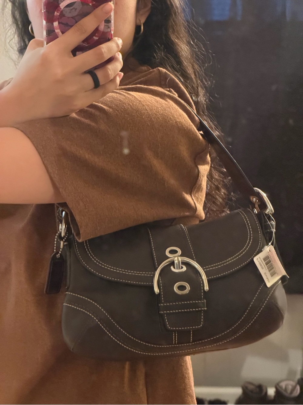 BRAND NEW Coach Brown Leather Soho Purse